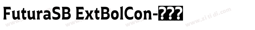 FuturaSB ExtBolCon字体转换